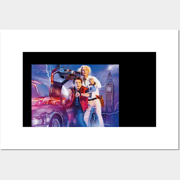 Back To The future Time Travel Wall Art by cindo.cindoan